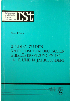 Studien zu den katholischen deutschen
