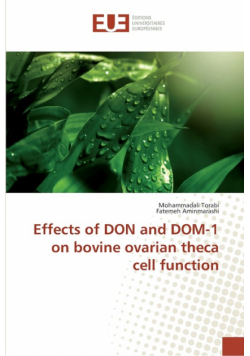 Effects of DON and DOM-1 on bovine ovarian theca cell function