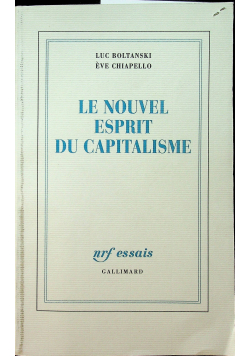 Le nouvel esprit du capitalisme