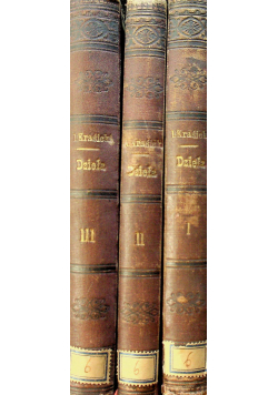 Biblioteka klasyków Polskich dzieła Ignacego Krasickiego 3 Tomy 1882r