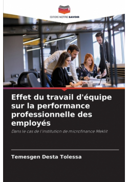 Effet du travail d'équipe sur la performance professionnelle des employés