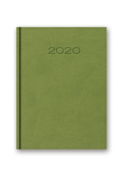 Kalendarz 2020 20-21D A5 dzienny jasnozielony