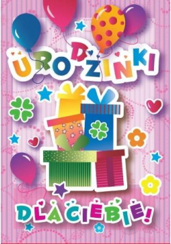 Karnet B6 PP-1571 Urodziny