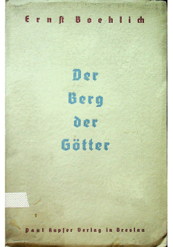 Der Berg der Gotter  1935 r