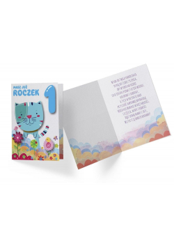 Karnet B6 DK-714 Roczek kotek