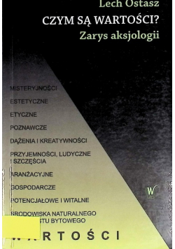 Czym są wartości. Zarys aksjologii