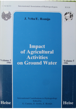Impact of Agricultural Activities on Ground Water vol 5