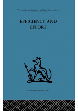 Efficiency and Effort