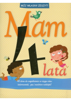Mam 4 lata Mój własny zeszyt
