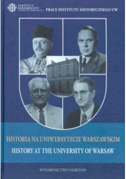 Historia na Uniwersytecie Warszawskim