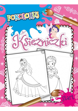 Pokoloruj. Księżniczki
