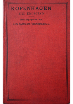 Kopenhagen und Umgegend handbuchen touristenverein 1898 r.
