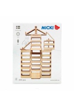 Klocki drewniane 200szt