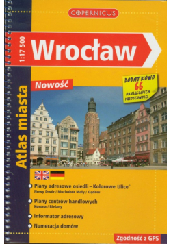 Wrocław Atlas miasta 1:17 500