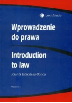 Wprowadzenie do prawa Introduction to Law