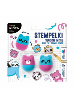 Stempelki wańka wstańka Misie Kidea