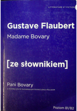 Pani Bovary z podręcznym słownikiem francusko polskim