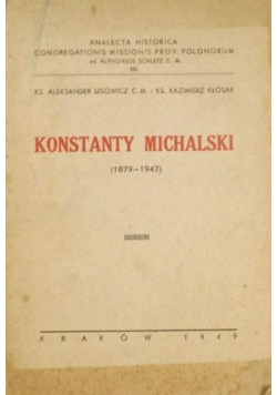 Konstanty Michalski 1949 r