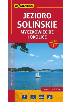 Jezioro Solińskie Myczkowieckie i okolice mapa turystyczna 1:25 000