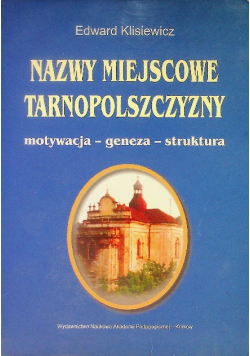 Nazwy miejscowe tarnopolszczyzny