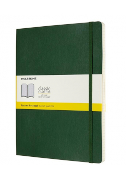 Notes 19x25 kratka myrtle green MOLESKINE