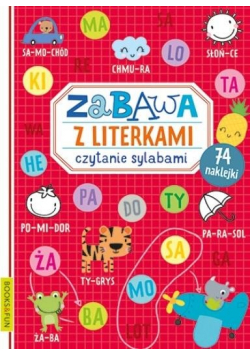 Zabawa z literkami. Czytanie sylabami NOWE