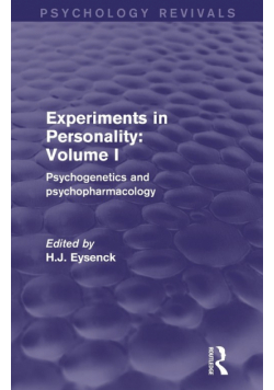 Experiments in Personality