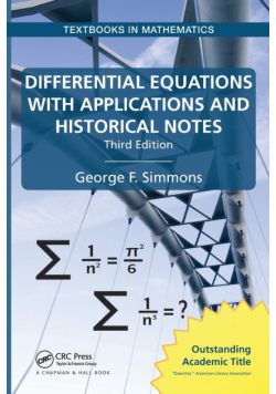 Differential Equations with Applications and Historical Notes