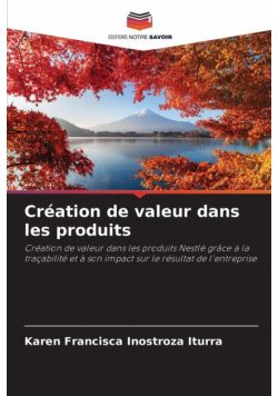 Création de valeur dans les produits