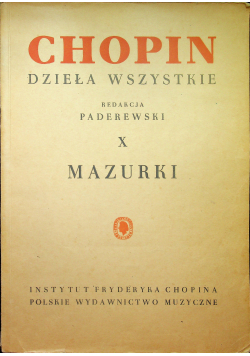 Fryderyk Chopin Dzieła wszystkie 1949 r.