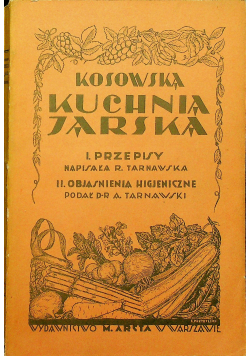 Kuchnia jarska Reprint 1929 r