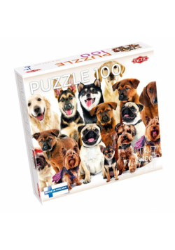 Puzzle 100 Group of Cute Dogs