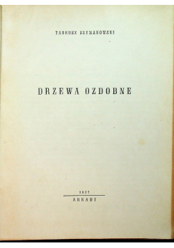 Drzewa ozdobne