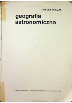 Geografia astronomiczna