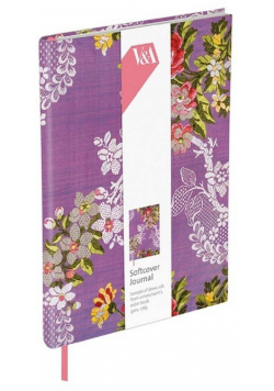 Notatnik ozdobny Purple Dress Fabric GSJ 206