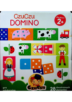 Czuczu Domino  gra edukacyjna nowa z defektem