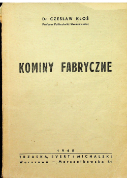 Kominy fabryczne 1948 r.