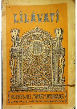 Lilavati rozrywki matematyczne 1931r