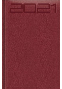 Terminarz 2021 Standard B6 Print Specjal bordowy