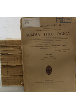 Summa Theologica 5 tomów 1941 r
