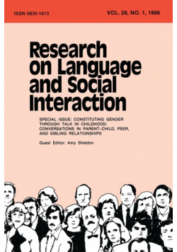 Constituting Gender Through Talk in Childhood