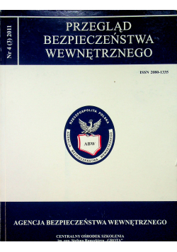 Przegląd bezpieczeństwa wewnętrznego Nr 4