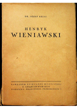 Henryk Wieniawski 1931