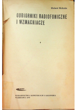 Odbiorniki radiofoniczne i wzmacniacze
