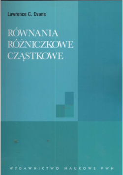 Równania różniczkowe cząstkowe