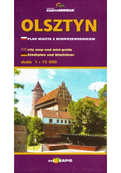 Olsztyn. Plan miasta z miniprzewodnikiem