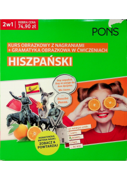 Obrazkowy hiszpański kurs i gramatyka w ćwiczeniach