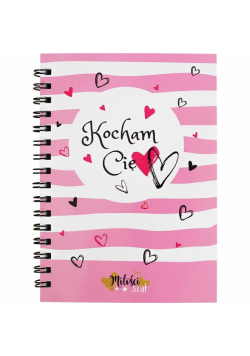 Notes na sprężynie Kocham Cię