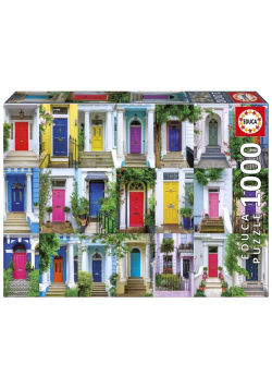 Puzzle 1000 Drzwi z Notting Hill Londyn Anglia