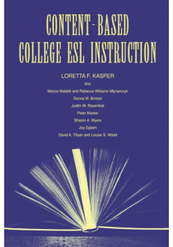 Content-Based College ESL Instruction